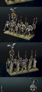 Tomb Kings Tomb Guards with Helbards and Shields by BloodyBeast.com