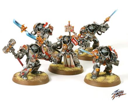 Grey Knights Terminator squad by Dk suwit