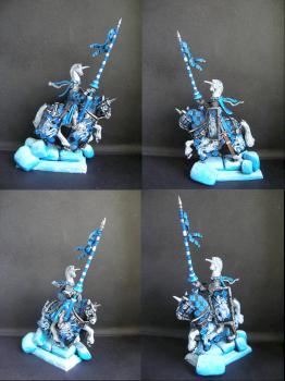 Warhammer Bretonnian Knight of Unicorn by tinman755