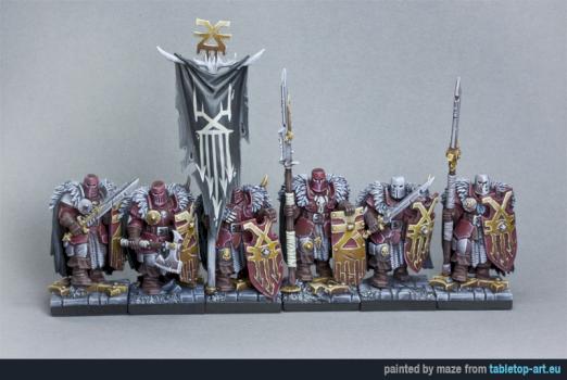 Chaos Warriors of Khorne by khainder