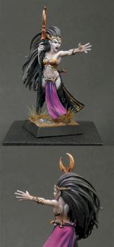 Storm of Magic -Dark Elf Sorceress by thefigurecorner