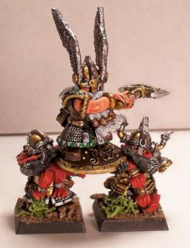 GW Dwarf King on Shieldbearers by hammerandbrush