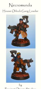 NECROMUNDA - Orlock Gang Leader by precinctomega