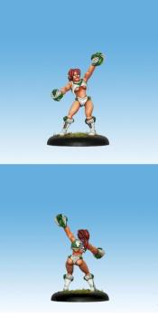 Sami the cheerleader (elves) - Blood Bowl by Maneu