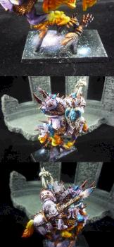 chaos knights of Tzeentch by garycs2000