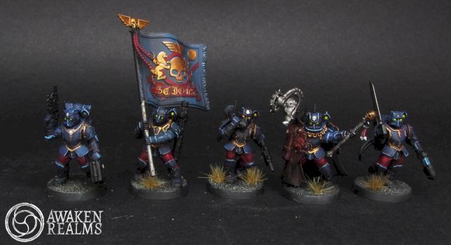 Militarum Tempestus Scions Command Squad by Awaken Realms