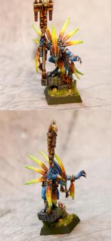 Lizardmen Skink Priest by inakue by inakue