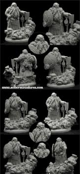 Dwarf Onufry 54mm by Scibor