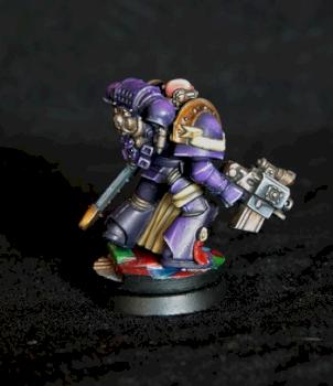 Space Marine Sternguard Veteran back by JuroR