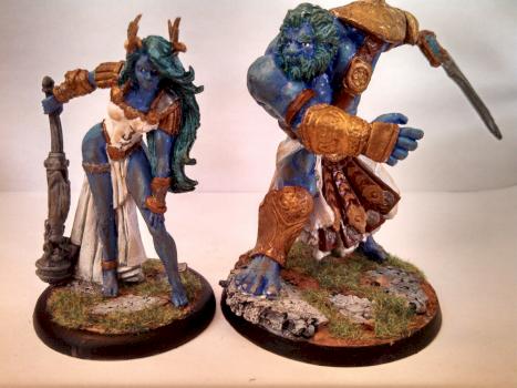 Storm and Cloud Giant Pair by SanguineRose9337