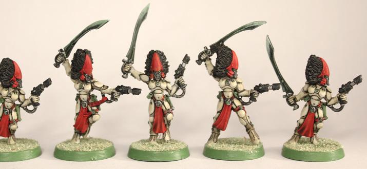 Eldar Howling Banshees by austinio