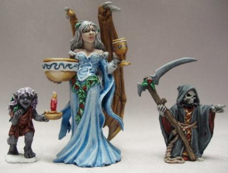 Reaper Dickens Christmas Set with Sophie by shadowfaxstudio