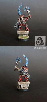 Space Marines Chaplain by siny lemur