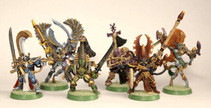 Eldar Phoenix Court of Khaine by austinio