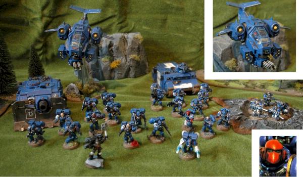 Space Marine Army Pt1 by Marauder