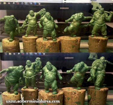 Ogres work in progress by Scibor