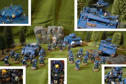 Space Marine Army Pt2 by Marauder