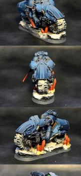 Space Marine Outrider Bike by Aresius