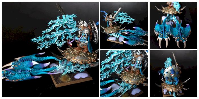 tzeentch chaos lord conversion by Maulgrong
