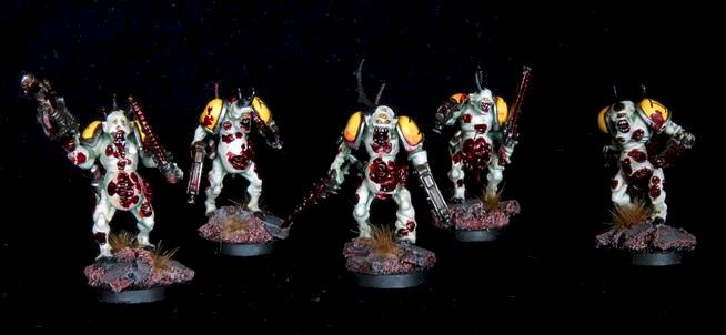 Chaos space plague marines by JuroR