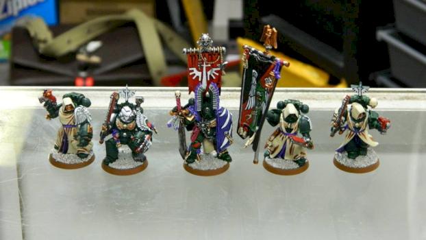 Dark Angels Command Squad by tugeez