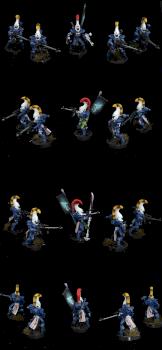 Dire Avengers and Exarch by DrD