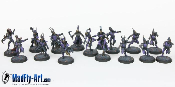 Darkelves Bloodbowl Team by MadFlyArtStudio