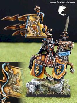 Bretonnia Standard Bearer by Fenris Studio