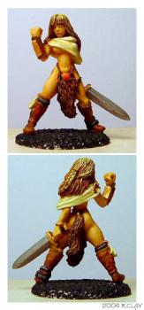Lorna the Huntress, Female Barbarian #2476 by ratbaztard3k