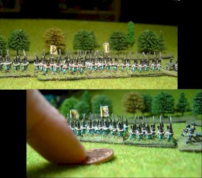 6mm Napoleonic Austrian Musketeers. by pushbike