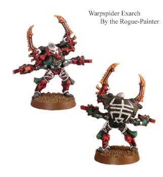 Warp spider Exarch by RoguePainter