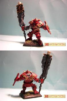 Khorne Warrior. by Erik Van Draken