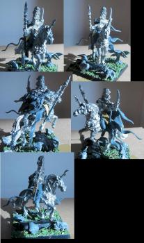 Wood Elf: Spellsinger on Unicorn conversion. WIP. by MyFantasyMiniatures