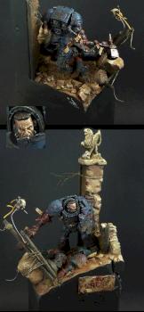 Captain Crixus of the Crimson Fists by jarhead