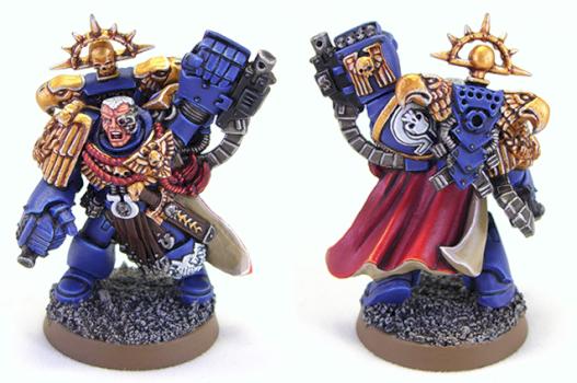 Space Marine Ultramarines Marneus Calgar (classic OOP 2nd edition model by Jes Goodwin) by richardvan