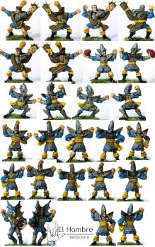 High Elf Bloodbowl Team by El Hombre