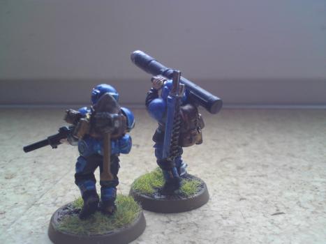Cadian anti aircraft team by Guerillia