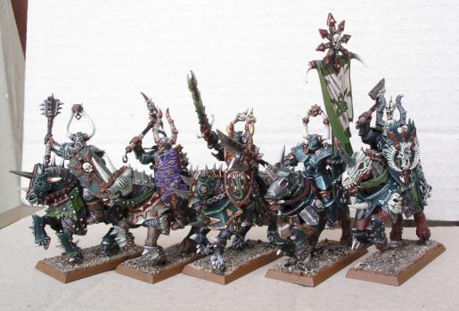 Chaos Nurgle Knights by Dakkon Blackfist
