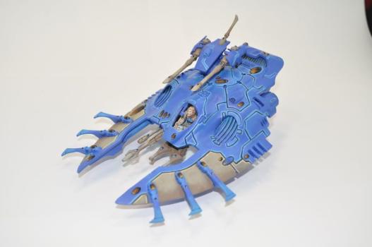 Eldar Wave Serpent Blue by Skarab