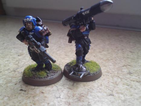 Cadian anti aircraft team by Guerillia