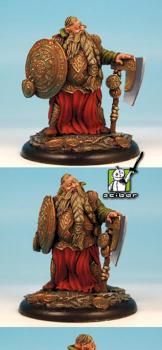 Scibor Monstrous Monsters 54mm scale Dwarf Lord Painted by Scibor