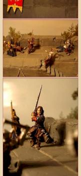 Aragorn au gouffre de Helm by Corbec