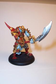 Hordes Skorne Cyclops Savage W.I.P. (front) by paydmydues