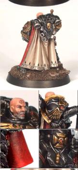 Space Marine Captain in Marble Armour by Mudski