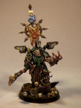 Chaos Alpha Legion Lord front by Kaleb Daark