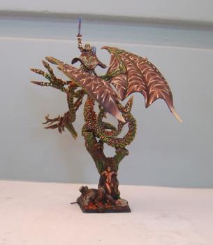 Wood Elf Forest Dragon with Avatars of War Lord by Konstantinos