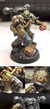 Plague Marine w/ Plasma Weapon by uluc