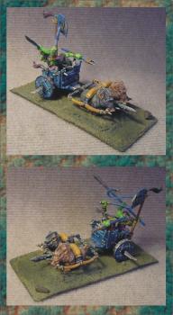Orc Boar Chariot by boffothesane