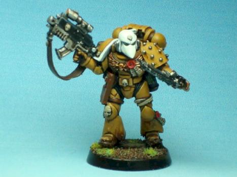 Limited edition veteran space marine by Zain