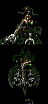 Necron Catacomb Command Barge + Annihilation Barge by moojo